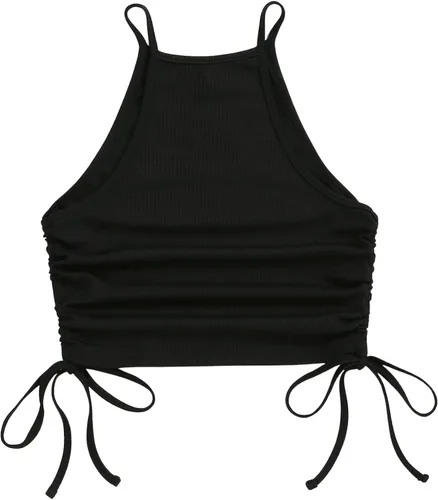 Vista 2 de SweatyRocks Camiseta corta sin mangas de punto acanalado para mujer