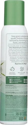 Vista 4 de Citrus Magic Spray ambientador que elimina olores, bosque lluvioso de bambú, 3 onzas, paquete de 3