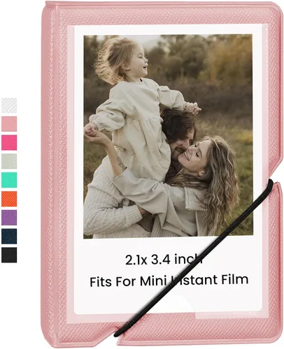 Vista 15 de Álbum de Fotos Mini Lifting con 28 Bolsillos para Imágenes de 2x3 Pulgadas que se Ajusta a Cámara Instantánea Fujifilm Instax Mini 7s 8 9 11 25 26
