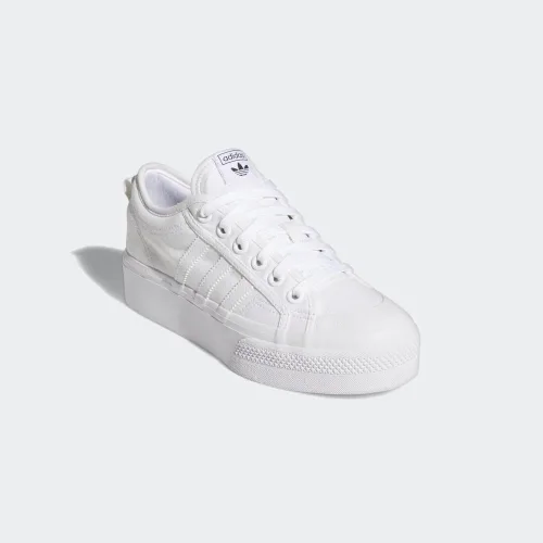 Vista 6 de adidas Zapatillas Nizza Platform para mujer, BlancoBlancoBlanco