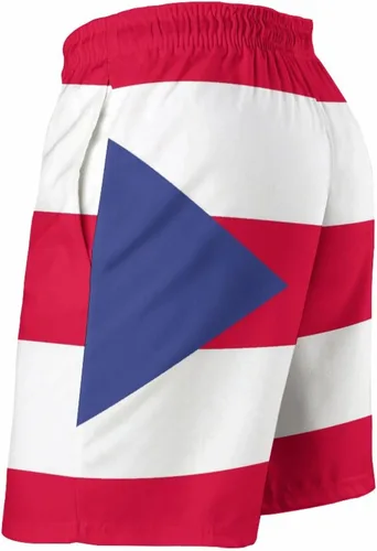 Vista 4 de TAIZIYEAH Traje de baño para hombre con bandera de San Bartolomé, de secado rápido, con forro de malla, trajes de baño de moda, Estilo-7