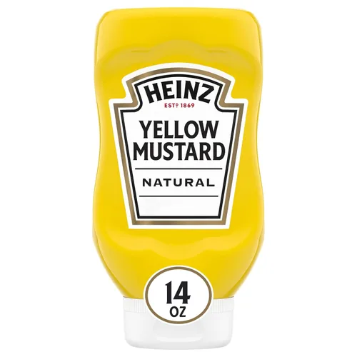 Vista 18 de Heinz Mostaza amarilla (botella de 567 g)