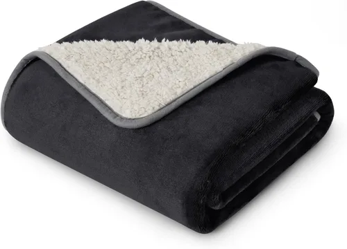 Vista 77 de Bedsure - Mantas impermeables para perros pequeños - Manta de felpa de sherpa con impresión suave lavable para perros y gatos, protector de muebles