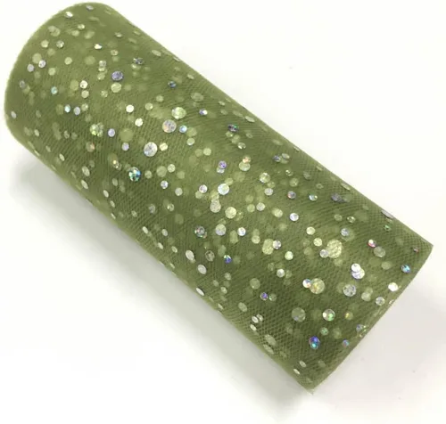 Vista 5 de Rollo de tul con lentejuelas con purpurina, decoración de boda, suministros de organza para fiestas de cumpleaños, carrete de tela, vestido tutú