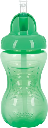 Vista 5 de Nuby Vaso Flip-It sin derrames, 10 onzas, paquete individual de 1 taza, los colores pueden variar