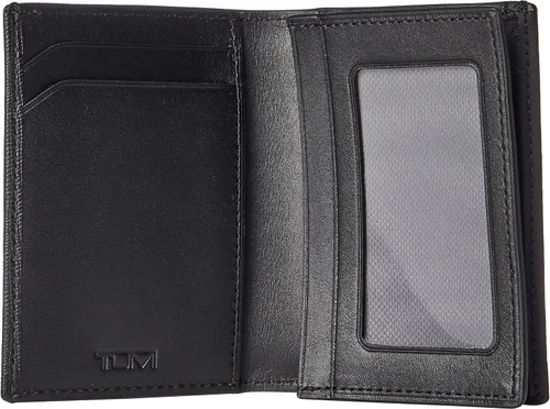 Vista 3 de TUMI - Cartera de tarjetas con refuerzo Nassau con bloqueo de identificación RFID para hombres