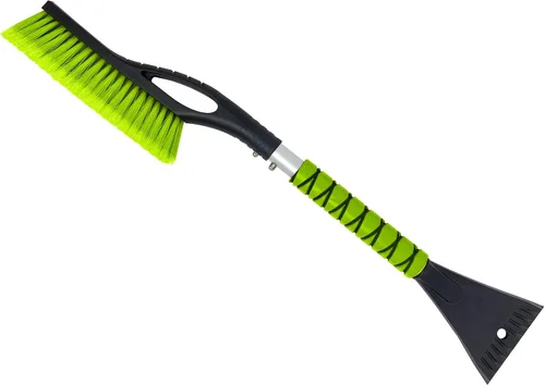 Vista 11 de Autovir Cepillo de nieve de 27 pulgadas y raspadores de hielo para parabrisas de automóvil (paquete de 3), raspador de ventana con agarre ergonómico