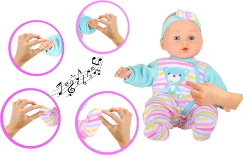 Vista 6 de Dream Collection Muñeca Chatter & Coo Boy de 14
