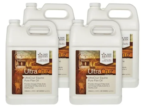 Vista 3 de UltraCruz® Aceite de lino puro equino, 1 galón