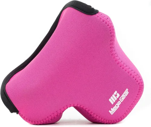 Vista 16 de MegaGear Funda de neopreno ultraligera para cámara compatible con Canon EOS M6 Negro
