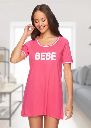 Vista 4 de bebe Vestido de noche para mujer, manga corta, camisones y camisones para mujer, ropa de dormir para mujer