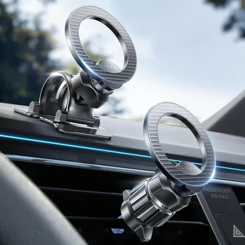 Vista 11 de LISEN - Soporte magnético de teléfono para automóvil, imanes fuertes, soportes magnéticos para teléfono para tu automóvil, 2 en 1, para salpicadero