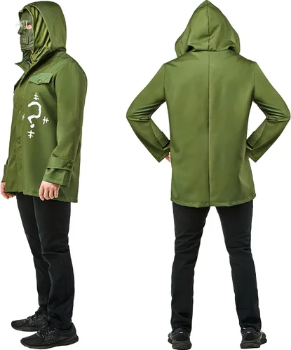 Vista 4 de Disfraz Deluxe de Batman The Riddler para adultos