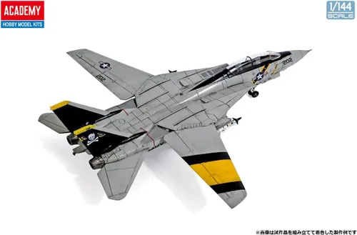 Vista 7 de Academy 120116 492626 1/144 USN F-14A Vf-84 Jolly Rogers, multicolor