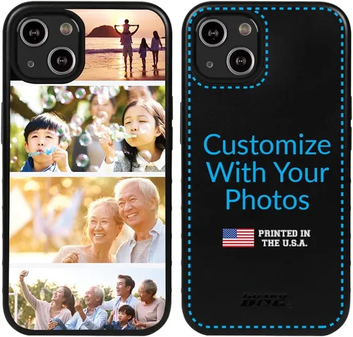 Vista 7 de Guard Dog Funda compatible con iPhone 14 Plus, grado militar, protección resistente de dos piezas, personalizada, fotos, seis marcos Collage de 6