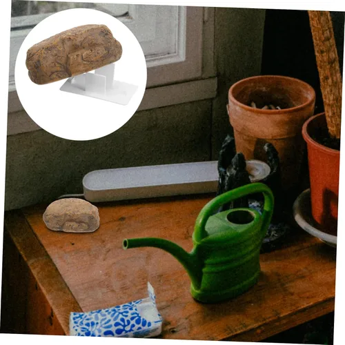 Vista 8 de jojofuny Hidden Key Holder outside Fake Rock for Key Hider Large Outdoor Storage
