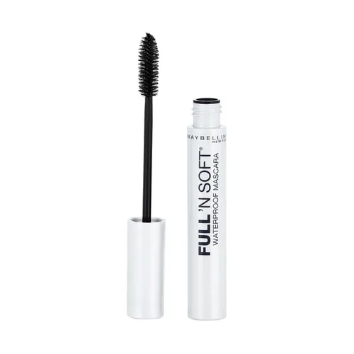 Vista 4 de Máscara a prueba de agua, Full'N soft de Maybelline, muy Negro [311], 0.28 onzas
