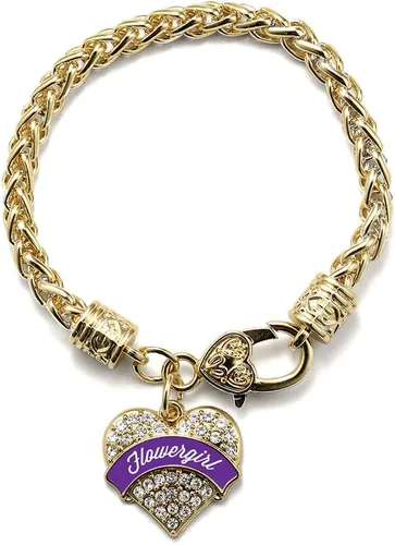 Vista 23 de Inspired Silver - Pulsera de plata con dije de corazón pavé con circonitas cúbicas