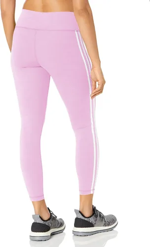 Vista 2 de adidas Mallas de entrenamiento de 3 rayas de cintura alta 78 para mujer