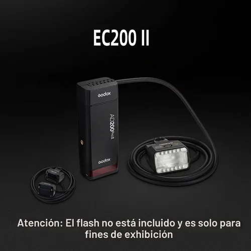 Vista 3 de Godox EC200II - Cabezal de extensión de separación remota, accesorios