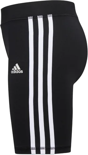 Vista 2 de adidas Pantalones cortos de ciclismo con cintura separada de 3 rayas para niña