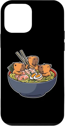 Vista 16 de Capybara Eating Ramen Funda para iPhone 17