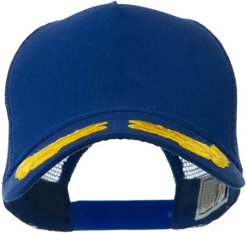 Vista 20 de e4Hats.com Tapa de parche de hojas de roble dorado con malla de 5 paneles