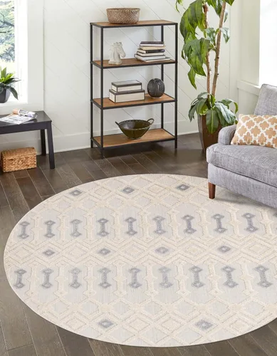 Vista 10 de Unique Loom Arlo Collection Alfombra de área - Lenny (rectangular 2' 0" x 3' 0", carbón/marfil)
