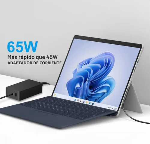 Vista 5 de Cargador compatible con Microsoft Surface Pro, Surface Go Tablet, Surface Book, compatible con 65 W, 44 W, 39 W, 36 W, 24 W Microsoft Surface