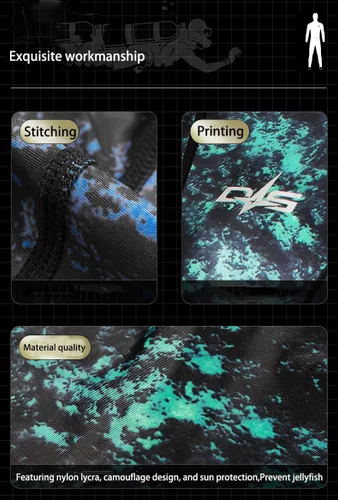 Vista 4 de Traje de baño de licra de cuerpo completo para hombres y mujeres, traje de baño de manga larga, protección UV, surf, natación, buceo, esnórquel