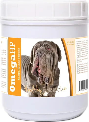 Vista 206 de Healthy Breeds Affenpinscher Omega HP - Masticables suaves para piel y pelaje, 60