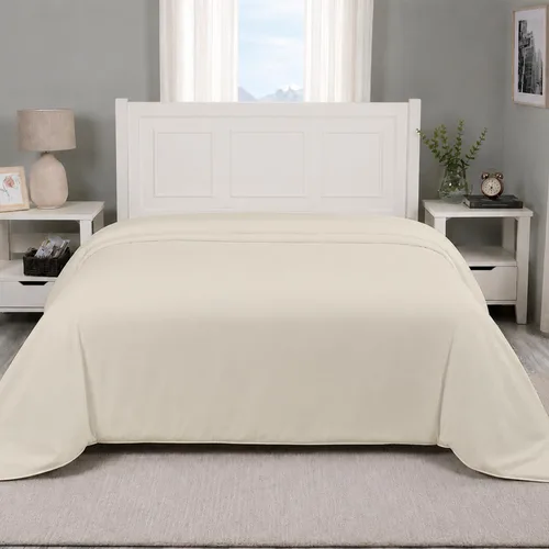 Vista 14 de Carressa Linen Funda de edredón tamaño King, 100% algodón egipcio serie 600, funda de edredón de algodón tamaño King (3 piezas, blanco), suave