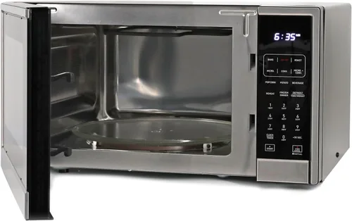 Vista 9 de West Bend Horno de convección de microondas 3 en 1 con freidora de aire de 1000 vatios con 10 niveles de potencia y 12 ajustes preestablecidos