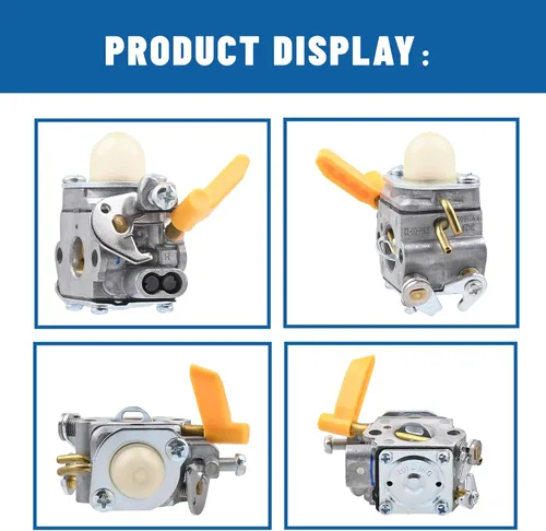 Vista 6 de Carburador con kit de herramientas de ajuste Destornillador de repuesto para Zama C1U-H60 Ryobi RY29550 RY30530 RY30550 RY30570 RY30931 RY30951