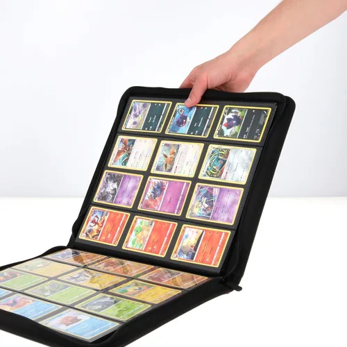 Vista 7 de álbumes para tarjetas coleccionables para 12 tarjetas Z-Folio LX, Negro