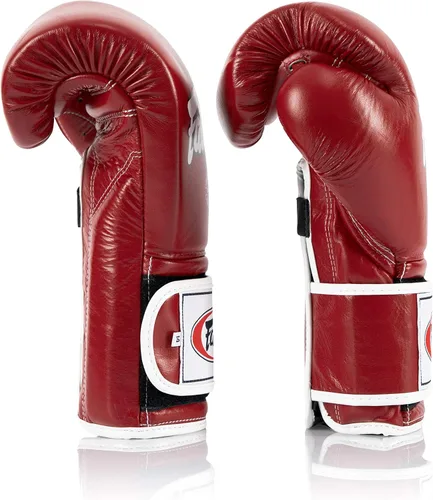 Vista 5 de Fairtex BGV9 Muay para boxeadores y entrenadores profesionales Guantes de estilo mexicano para bateadores duros Guantes de artes marciales