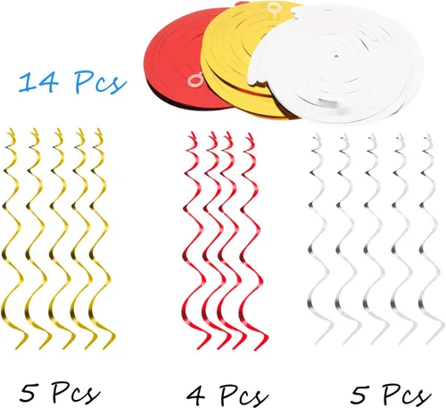 Vista 2 de Kit de accesorios de aluminio para cabina de fotos, 30 piezas de decoración para colgar en la habitación, feliz cumpleaños, regalos para niños