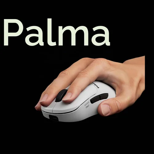 Vista 5 de Pulsar Gaming Gears PRO Series JV-X - Ratón para juegos, mediano, color Blanco