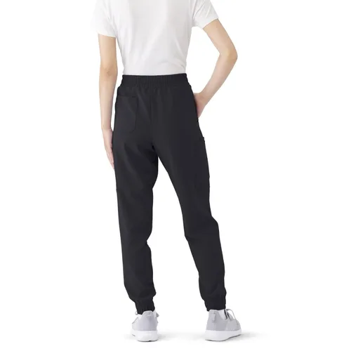 Vista 2 de ave. First - Pantalón cargo deportivo para mujer, color negro, talla XXL