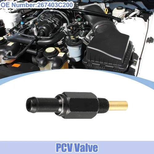 Vista 2 de uxcell Válvula PCV Válvulas de ajuste de ventilación positiva del cárter de escape para Kia Sedona 2006-2018 para Kia Sorento 2007-2018