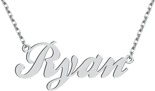 Vista 256 de Personalized Custom Name Pendant Necklace Stainless Steel for Women