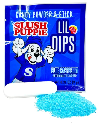Vista 4 de Slush Puppie Lil Dips - Palitos de inmersión a granel con caramelo en polvo, paquete variado de 36