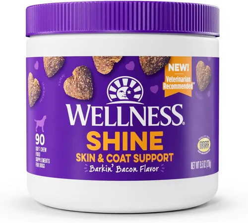 Vista 13 de Wellness Pumpkin Patch - Suplementos de salud digestiva suave con sabor a parche para perros, 45