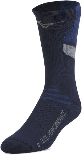 Vista 4 de Mizuno Runbird Calcetines de media caña de voleibol Negro