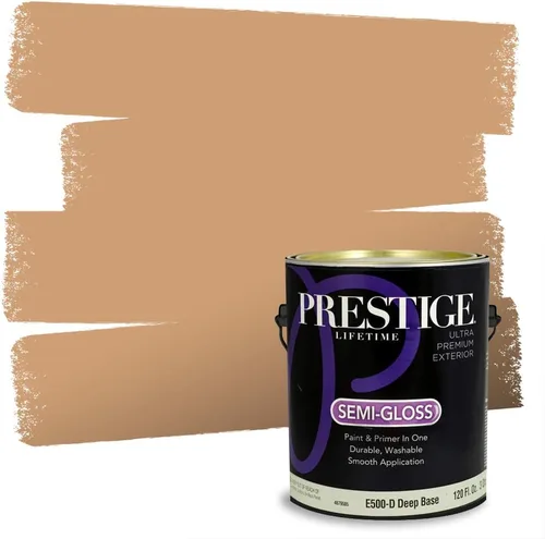 Vista 228 de PRESTIGE Pintura exterior e imprimación en uno, bronceado Aberdeen, plano, 1 galón