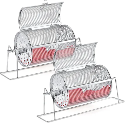 Vista 8 de Teenyyou 2 unidades de tambor de rifa pequeño de 7 x 4.7 pulgadas mejorado para boletos con capacidad para 600 boletos con soporte