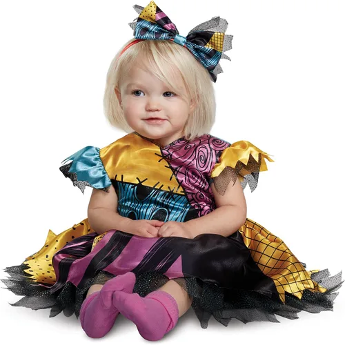Vista 3 de Disfraz clásico de Sally infantil de Pesadilla Antes de Navidad Multi