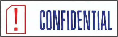 Vista 5 de ACCUSTAMP sello "APPROVED" con protección microban, sello con pretinta, con mensaje rojo y azul (035525)