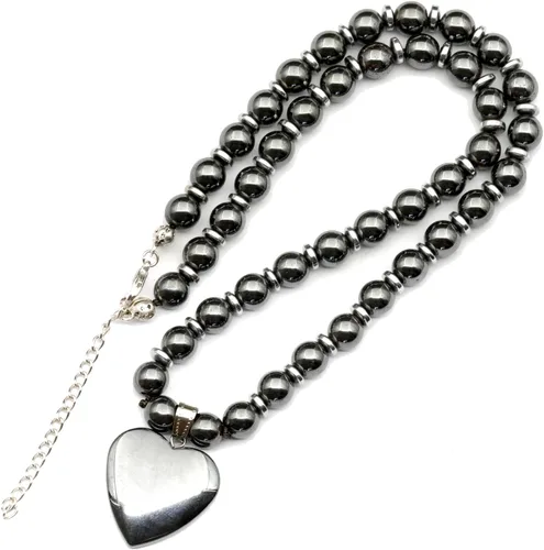 Vista 21 de Colgante de corazón de aventurina natural, Collar de cuentas de aventurina genuina, Collar de piedra verde, Collar de piedras preciosas, Cuentas