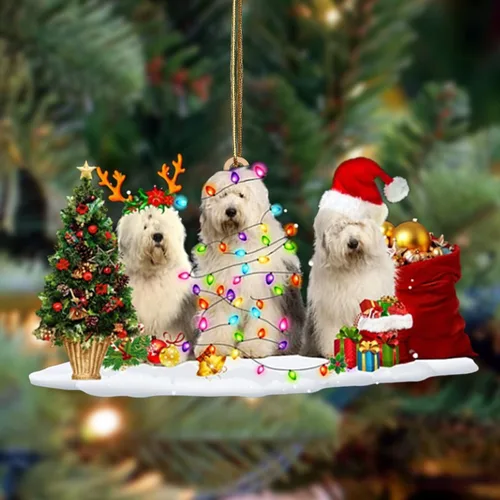 Vista 40 de Nazenti Adorno de Navidad personalizado con amigos Affenpinscher – Adorno de perro personalizado para amantes de las mascotas, acrílico plano